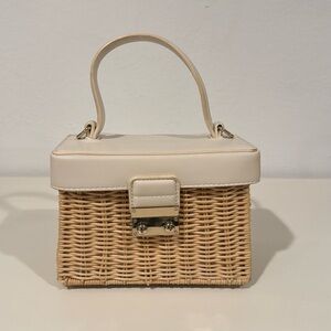 Zara straw mini bag